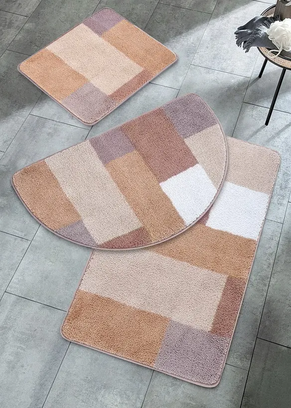 Tapis de bain tuft&eacute; aux couleurs pastel, bonprix