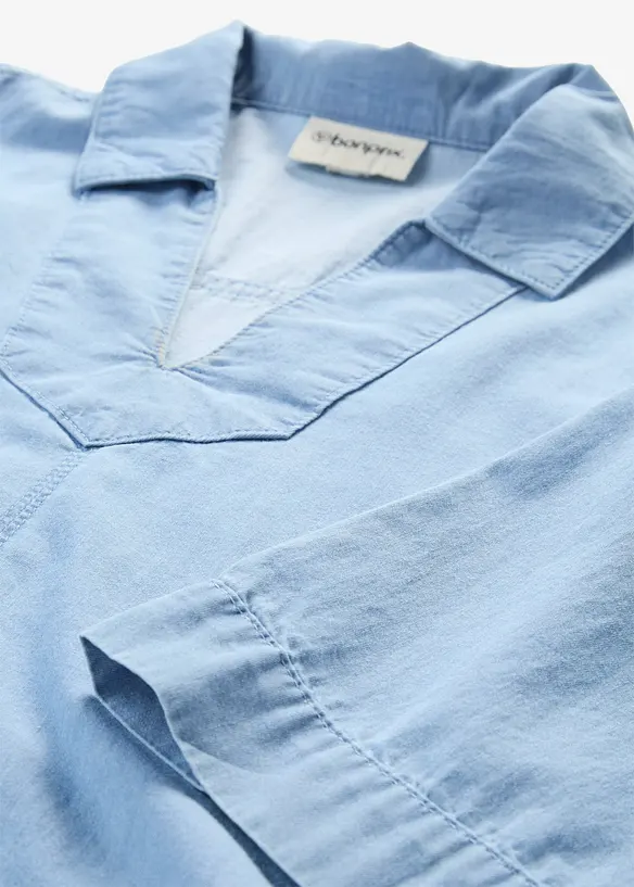 Jeans-Tunikabluse aus Bio-Baumwolle, bonprix