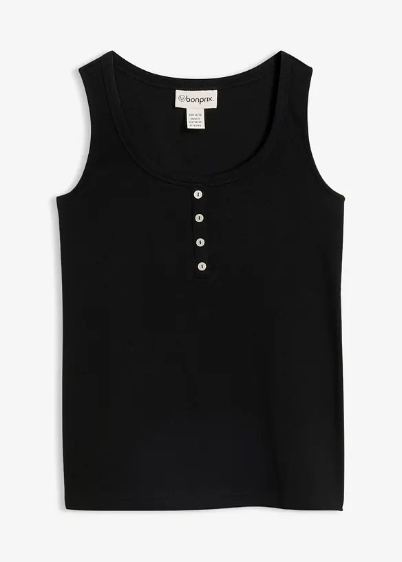 H&uuml;ftlanges Ripp-Top, bonprix