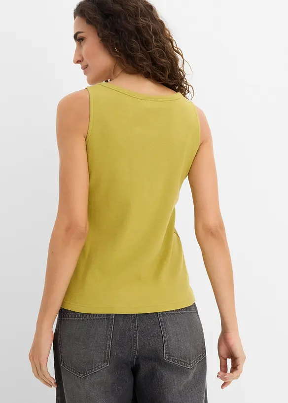 H&uuml;ftlanges Ripp-Top, bonprix