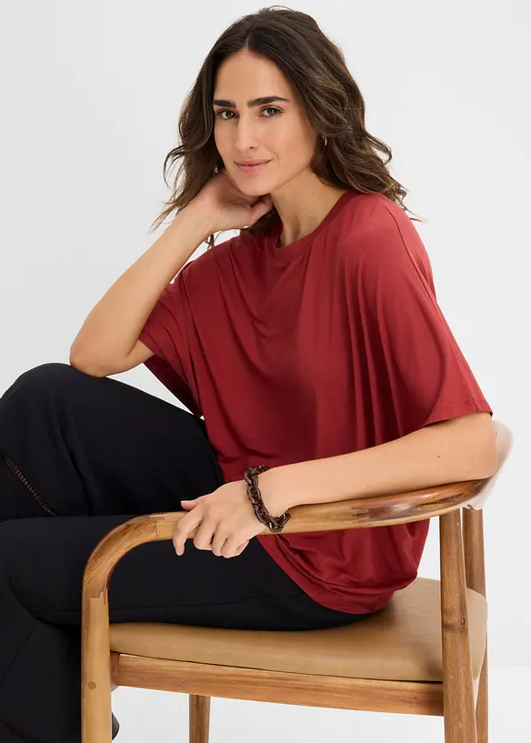 T-Shirt aus Viskose-Mix, bonprix