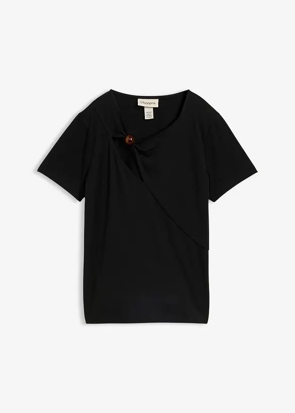 T-Shirt aus flie&szlig;endem Viskose-Mix, bonprix