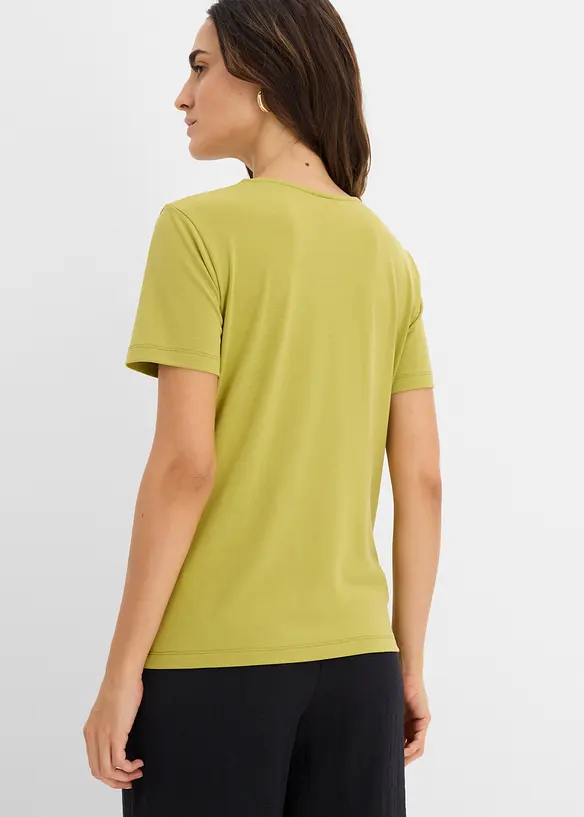 T-Shirt aus flie&szlig;endem Viskose-Mix, bonprix