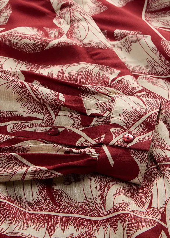 Kaftan-Kleid aus flie&szlig;ender Viskose, bonprix