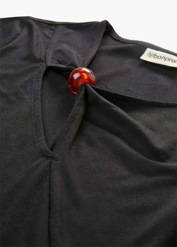 T-Shirt aus flie&szlig;endem Viskose-Mix, bonprix