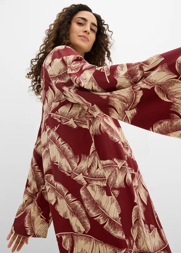 Tunika-Kleid aus flie&szlig;endem Viskose-Mix, bonprix