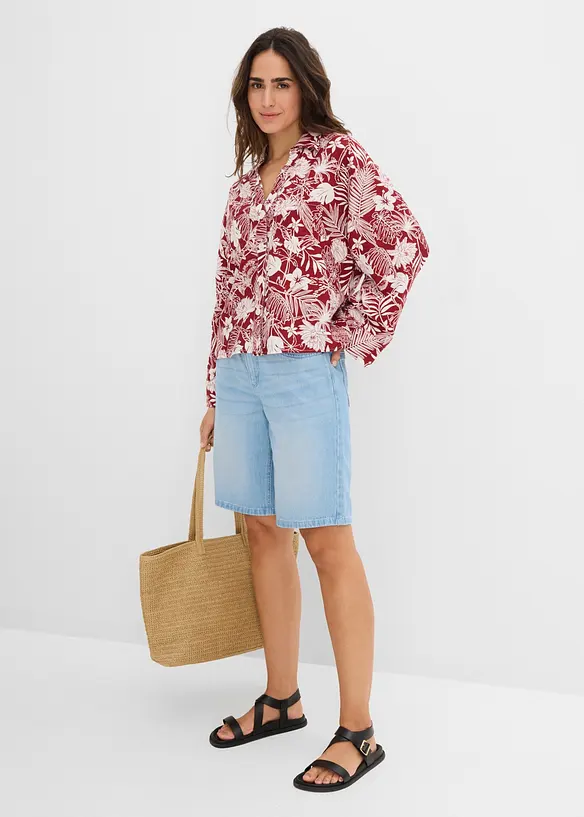 Resortbluse aus Viskosemix, bonprix