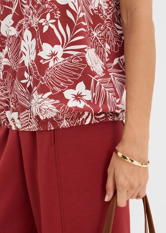 Jersey-Top aus Viskosemix, bonprix