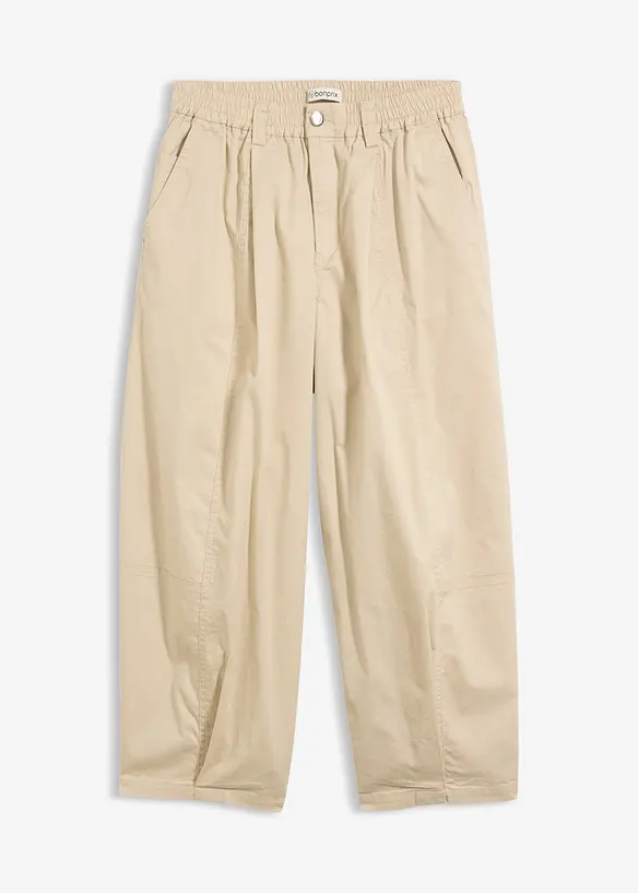 Barrel-Hose aus Baumwoll-Mix, bonprix