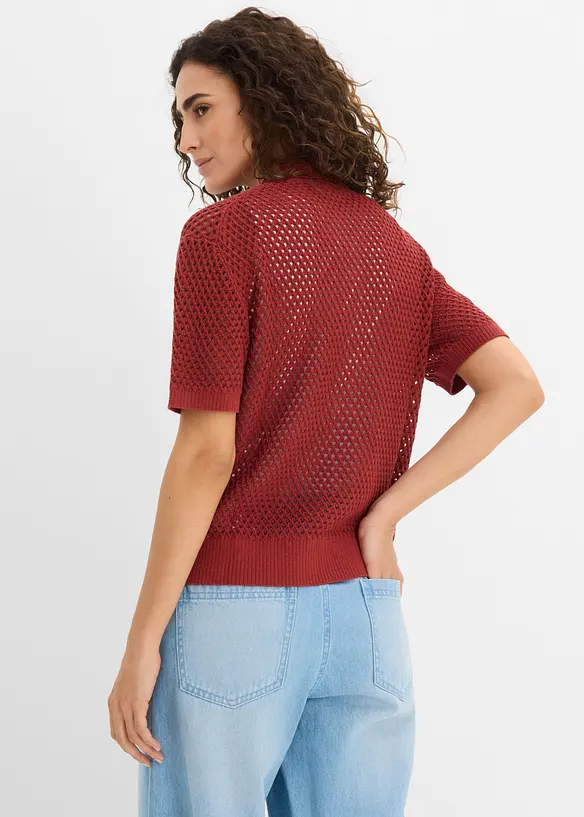 Ajour-Strickjacke, bonprix