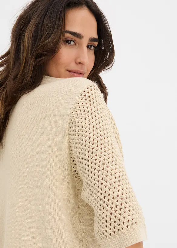 Pullover aus Baumwoll-Mix, bonprix