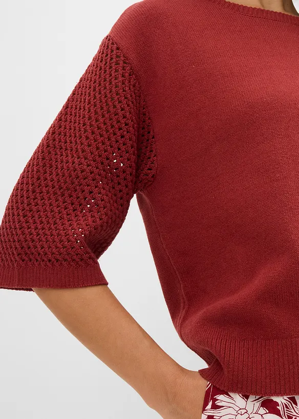 Pullover aus Baumwoll-Mix, bonprix