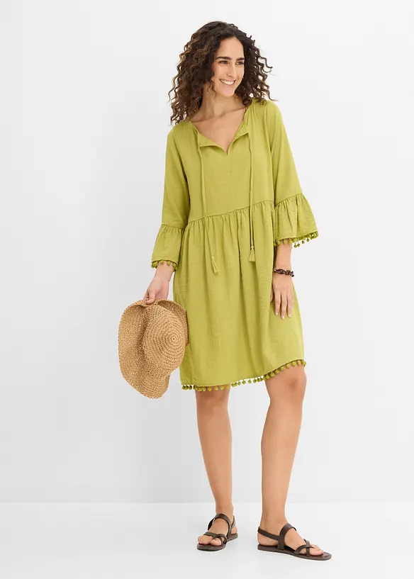 Kleid aus flie&szlig;ender Viskose, bonprix
