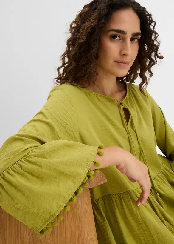 Kleid aus flie&szlig;ender Viskose, bonprix