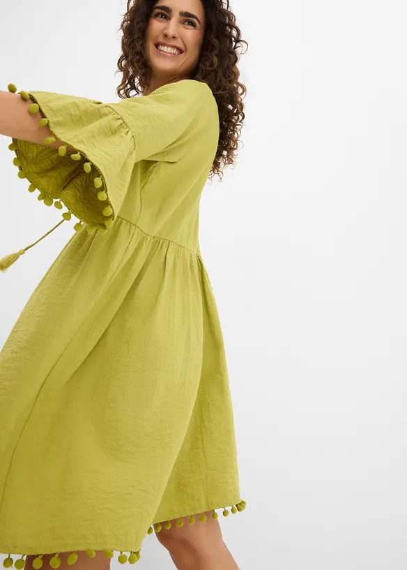 Kleid aus flie&szlig;ender Viskose, bonprix