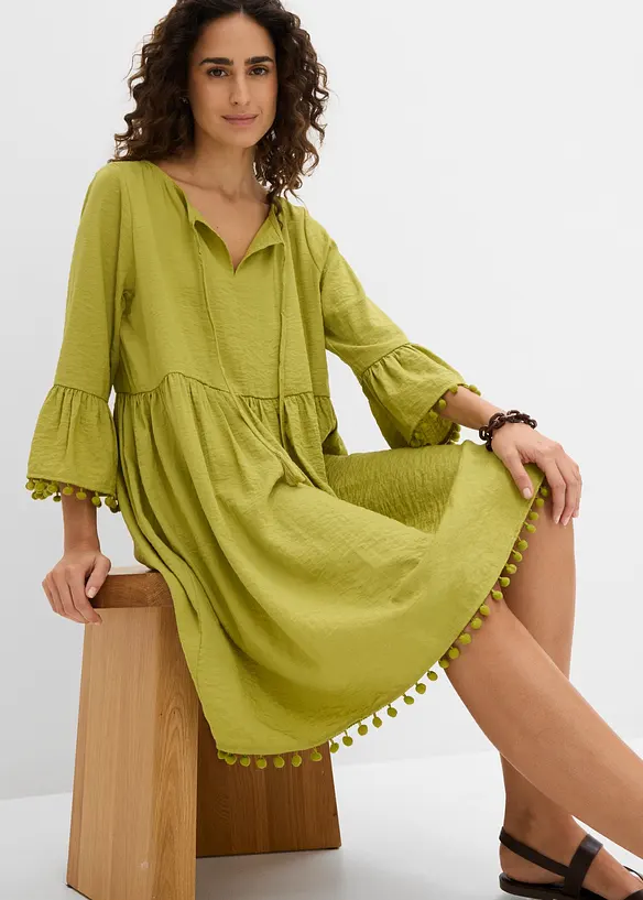 Kleid aus flie&szlig;ender Viskose, bonprix