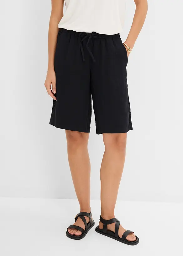 Schlupf Bermuda aus Viskose-Mix, bonprix