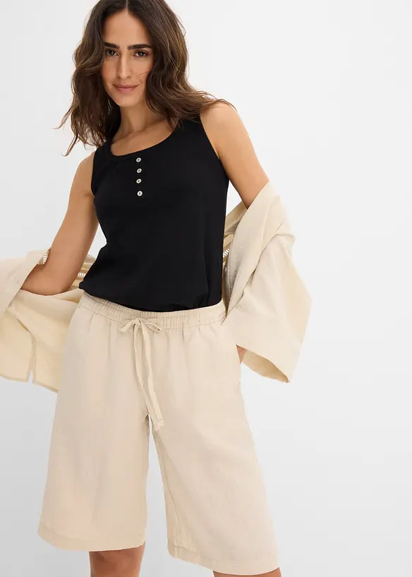 Schlupf Bermuda aus Viskose-Mix, bonprix