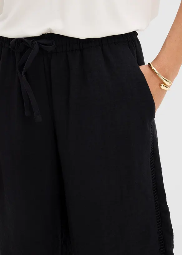 Schlupf Bermuda aus Viskose-Mix, bonprix