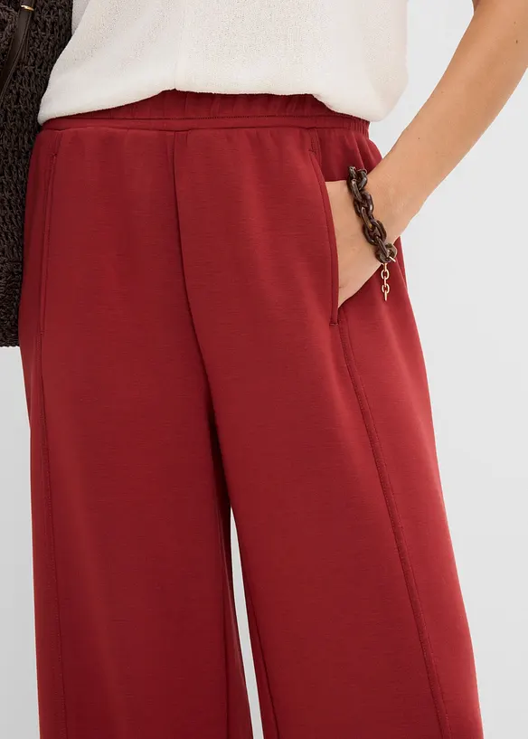 Weite Hose aus Scuba, bonprix