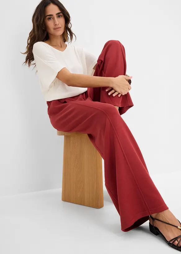 Weite Hose aus Scuba, bonprix