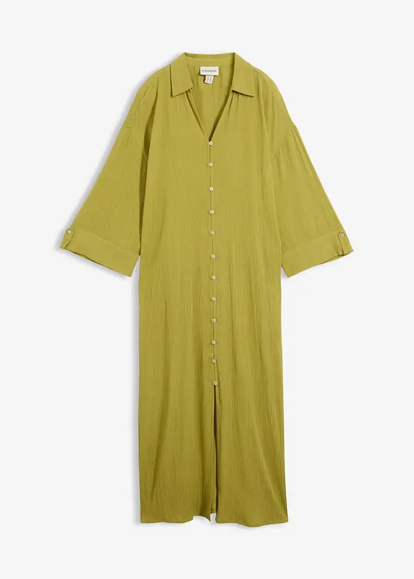 Kaftan-Kleid aus flie&szlig;ender Viskose, bonprix