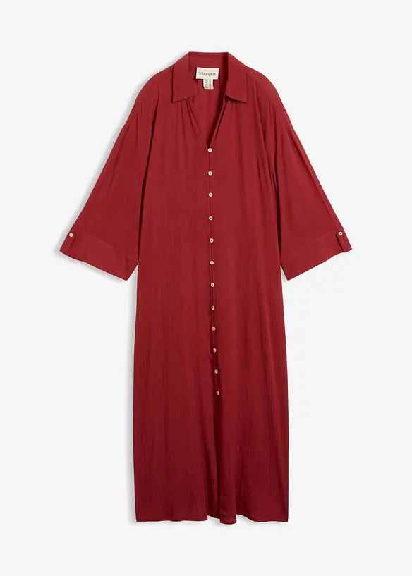 Kaftan-Kleid aus flie&szlig;ender Viskose, bonprix