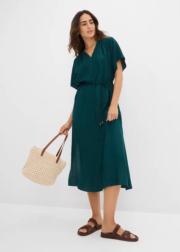 Robe midi douce, bonprix