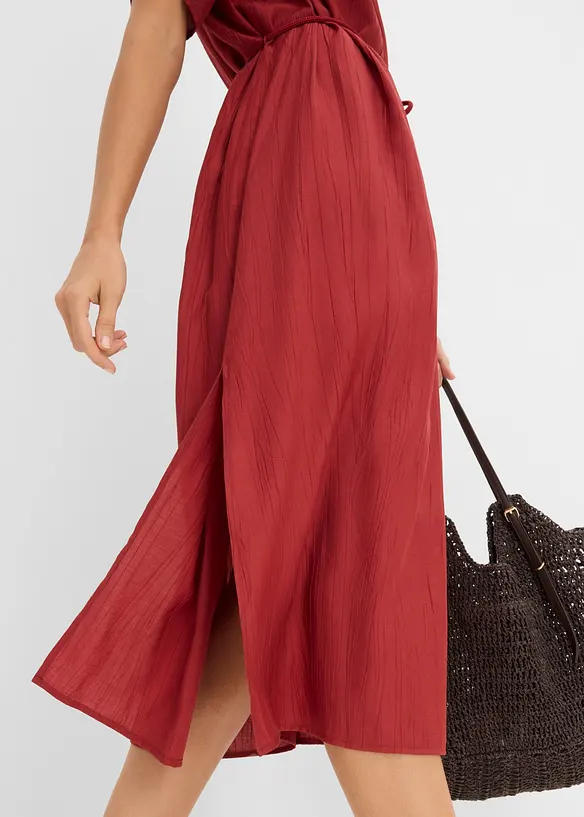 Robe midi douce, bonprix