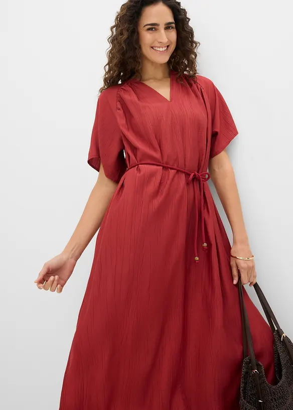 Robe midi douce, bonprix