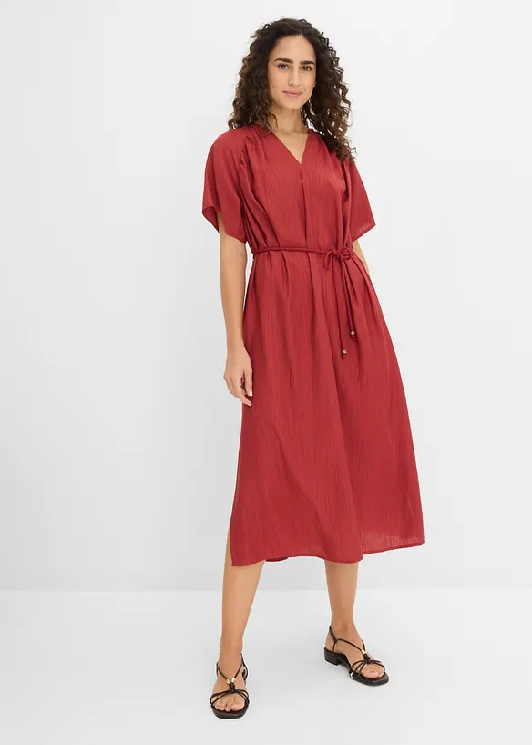 Robe midi douce, bonprix