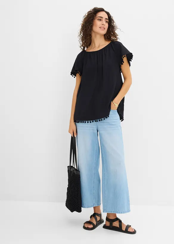 Bluse aus softem Viskose-Mix, bonprix