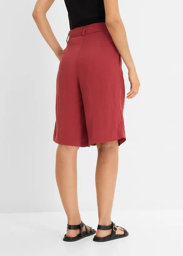 Konfektionierte Bermuda-Hose aus Viskose-Mix, bonprix