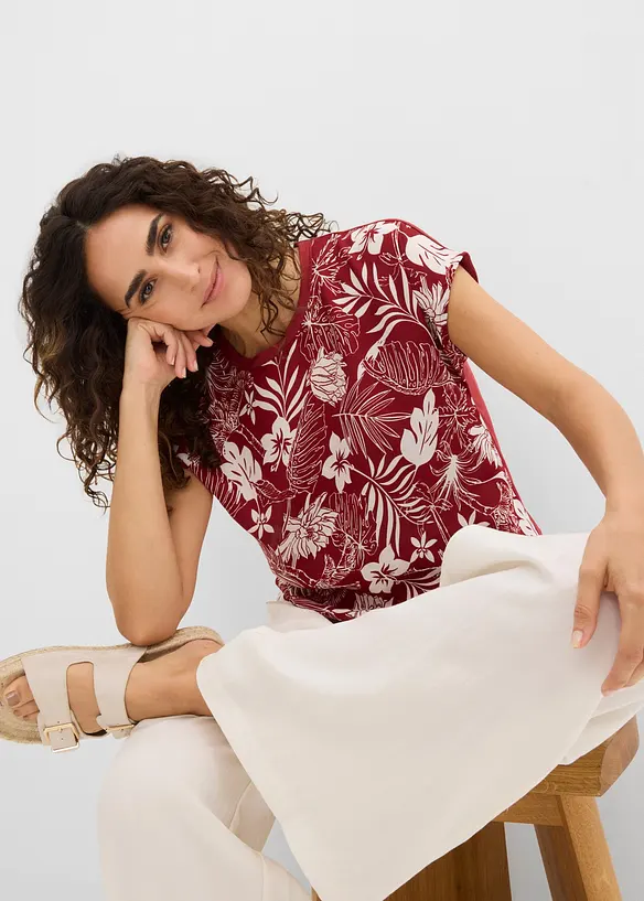 T-Shirt aus Viskosemix, bonprix
