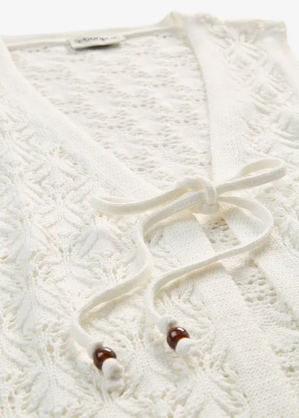 Ajour Strickweste, bonprix