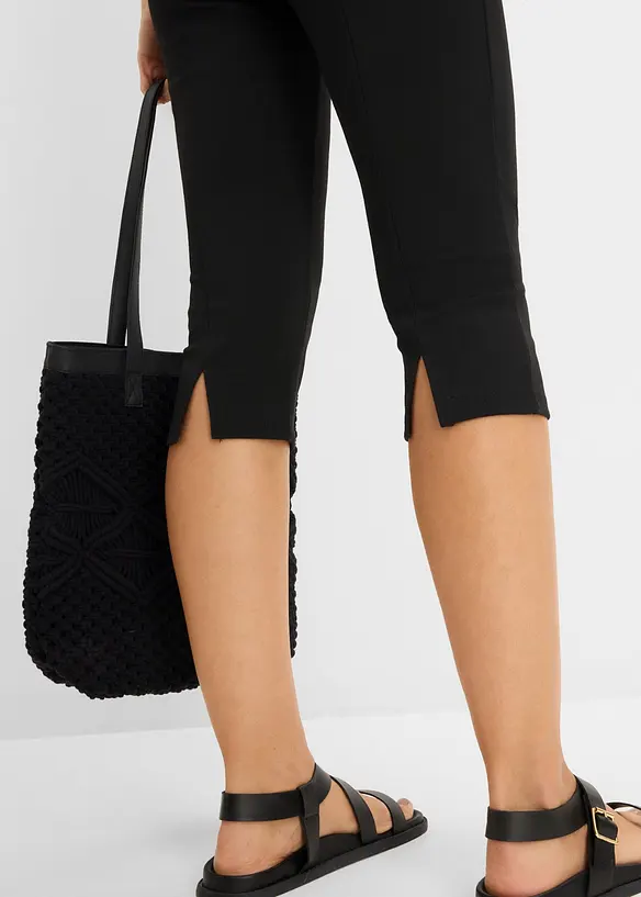 Capri-Hose aus Punto di Roma, bonprix