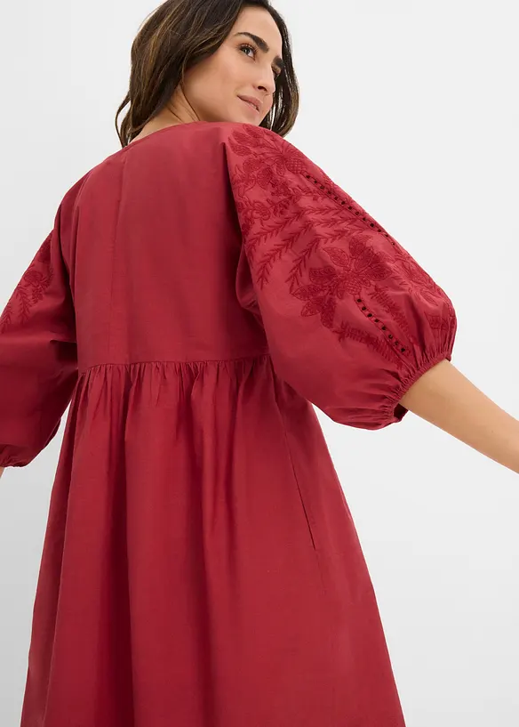 Blusenkleid aus reiner Baumwolle, bonprix