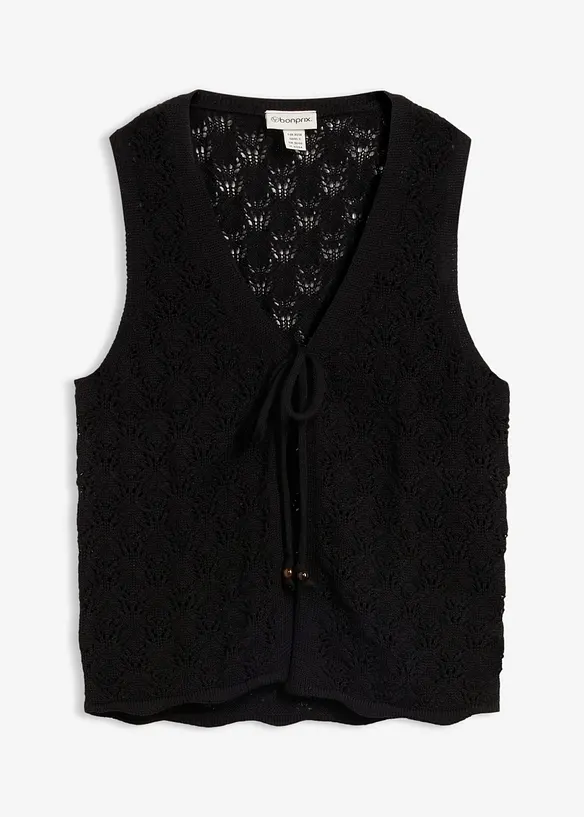 Ajour Strickweste, bonprix