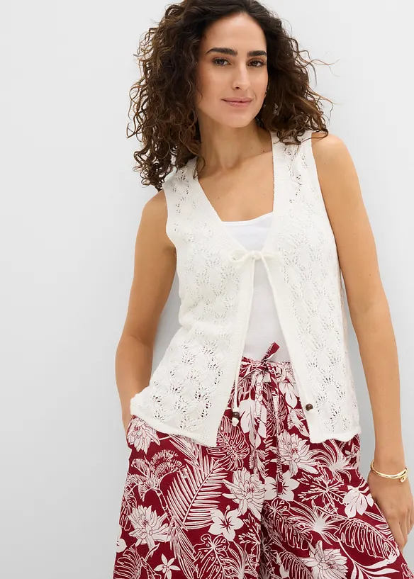 Ajour Strickweste, bonprix