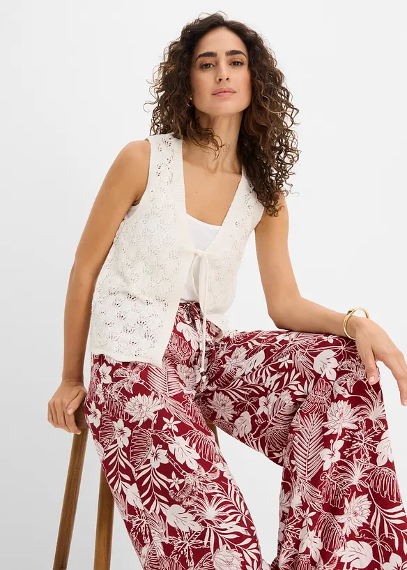 Ajour Strickweste, bonprix