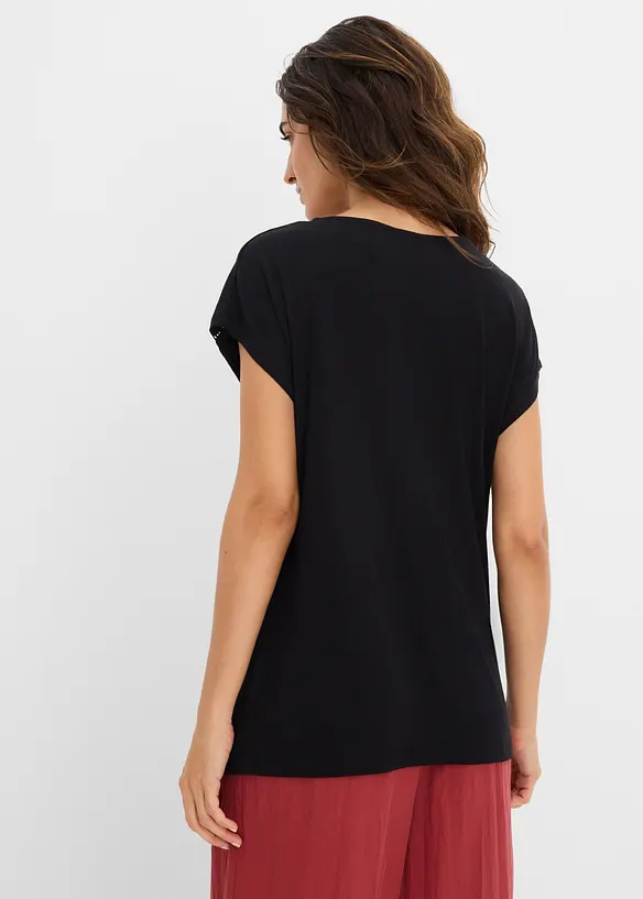Shirt mit Leiterspitze, bonprix