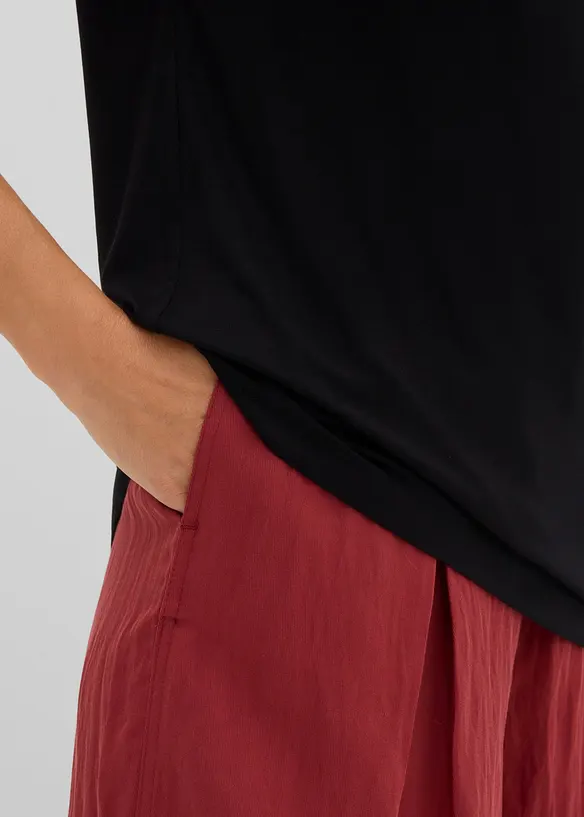 Shirt mit Leiterspitze, bonprix