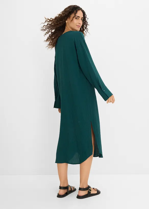 Leichtes Kaftan-Kleid mit Verzierung, bonprix