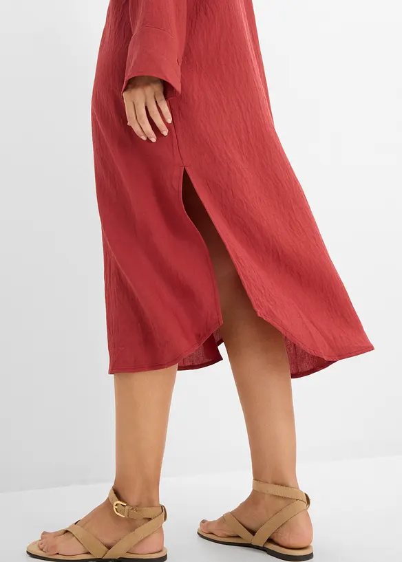 Leichtes Kaftan-Kleid mit Verzierung, bonprix