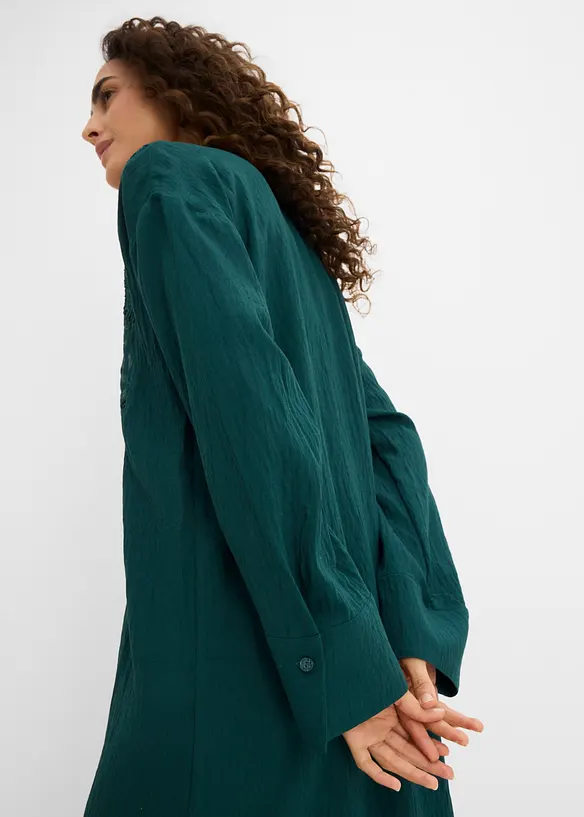 Leichtes Kaftan-Kleid mit Verzierung, bonprix