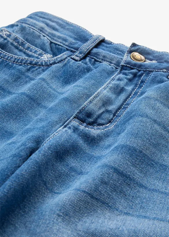 Jeans-Bermuda Mid Waist, Bequembund, bonprix