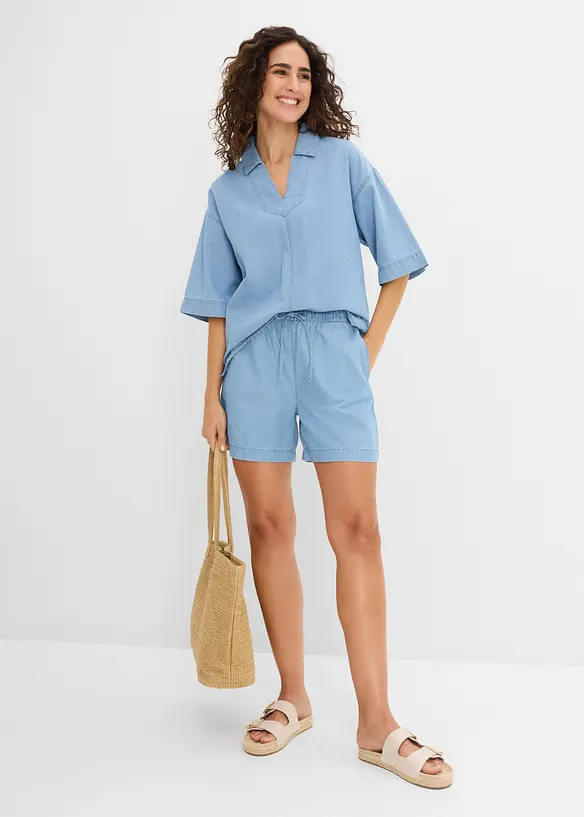 Jeans-Shorts Mid Waist, Bequembund, bonprix