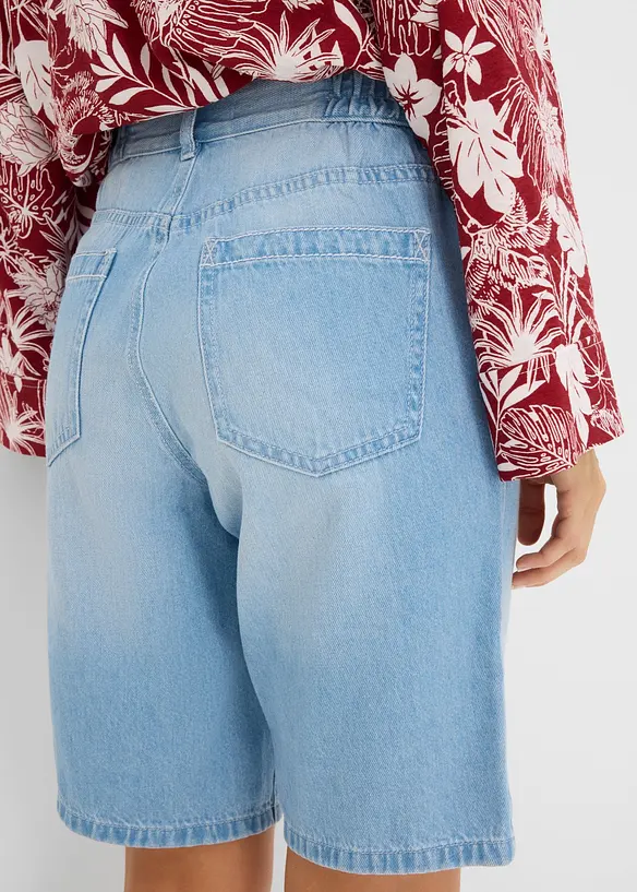 Jeans-Bermuda Mid Waist, Bequembund, bonprix
