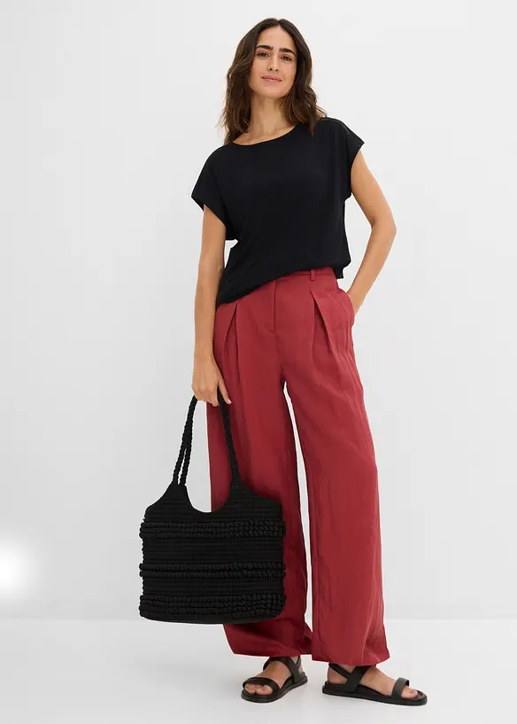 Shirt mit Leiterspitze, bonprix