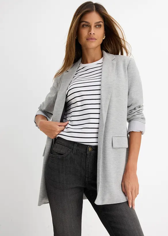 Slim Jeans, Mid Waist, Capri, bonprix